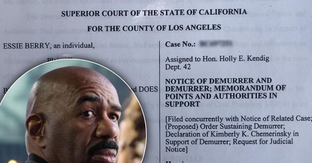 steve harvey challenges complaint accused stalking harassment new lawsuit essie berry