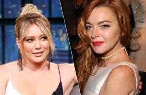 hilary duff lohan fued radar pp x