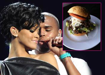 //rihanna chris brown burger splash
