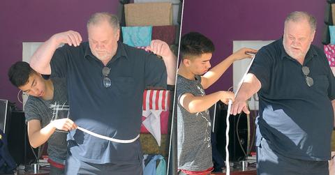 Meghan Markle Dad Suit Fitting Royal Wedding