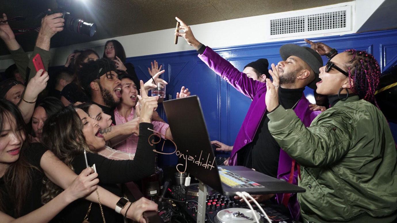 //Swizz Beatz and Alicia Keys at Vandal Lounge New York City_Photo Credit Courtesy of Vandal New York