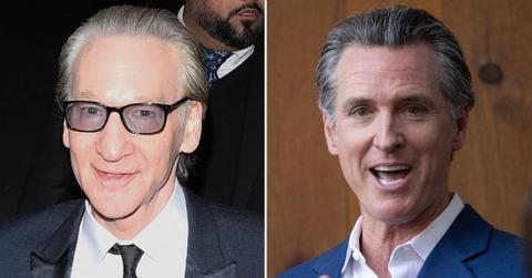 image of Bill Maher and Gavin Newsom