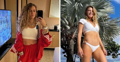 Split photos of Blake Lively