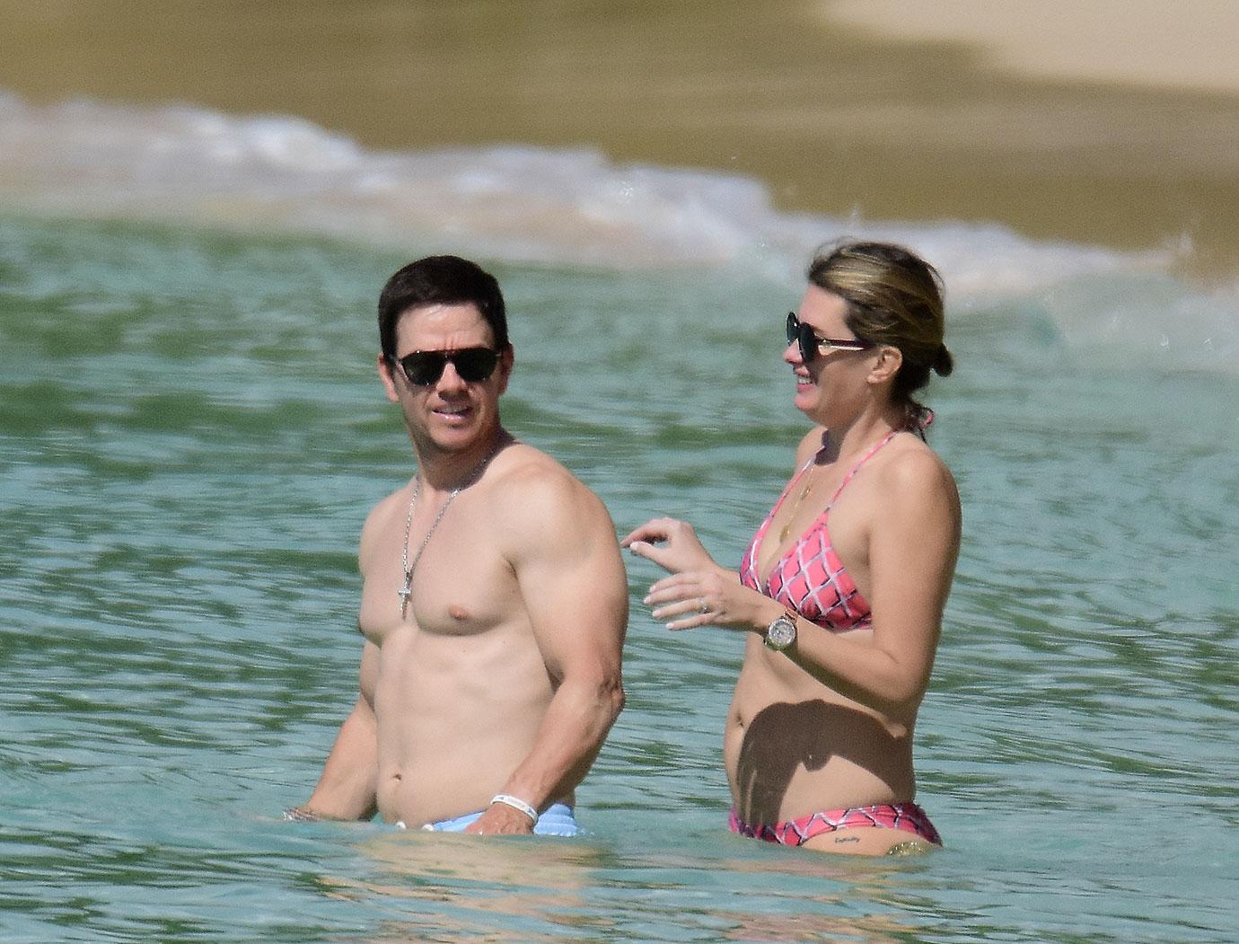 Holiday His At A Beach Mark On Top Day In Family Wahlberg Wife Barbados Enjoys Durham With Rhea The A Mark Wahlberg