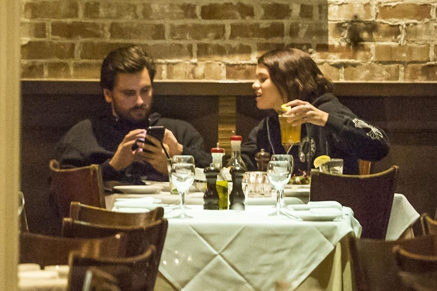 Scott Disick Sofia Richie Date Drinking