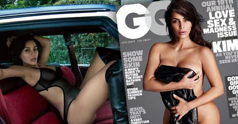 Kim Kardashian Naked Weight Loss GQ Magazine Cover