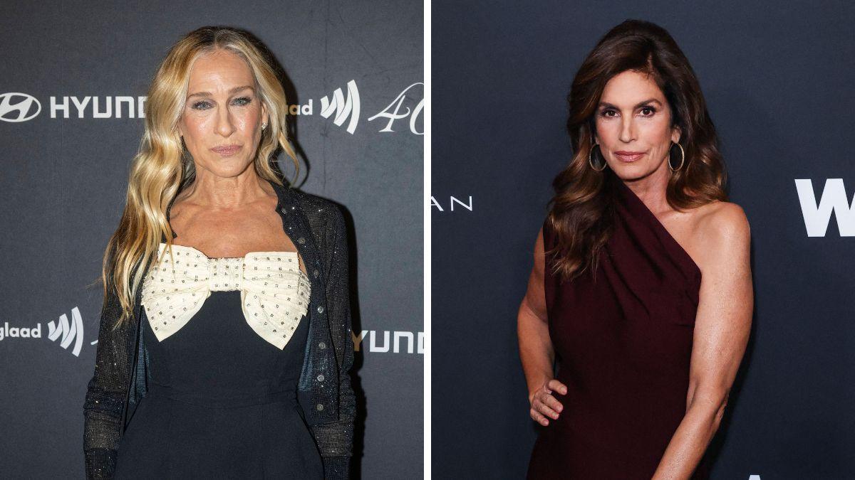 Photo of Sarah Jessica Parker and Cindy Crawford