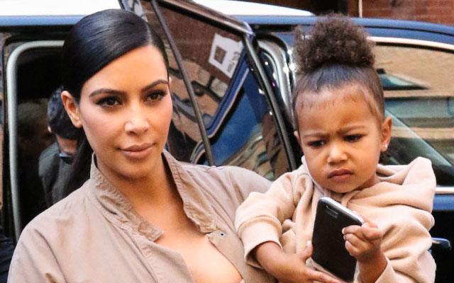 Kim Kardashian Friends Visit Saint West Daughter North West