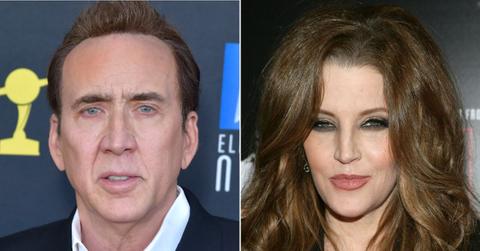 picture of Nicolas Cage and Lisa Marie Presley