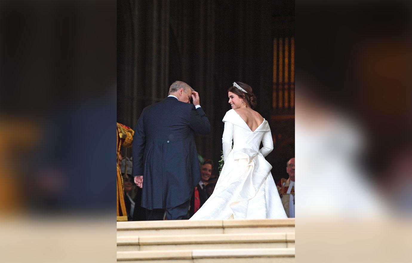 Princess Eugenie Royal Wedding Dress Guests Photos