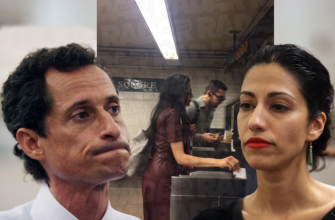 Huma Abedin Subway Station Anthony Weiner Apartment