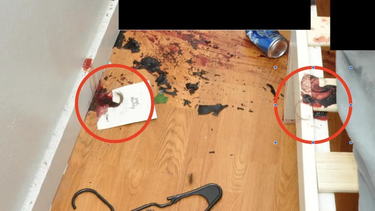 The photos were pulled by police after the release.