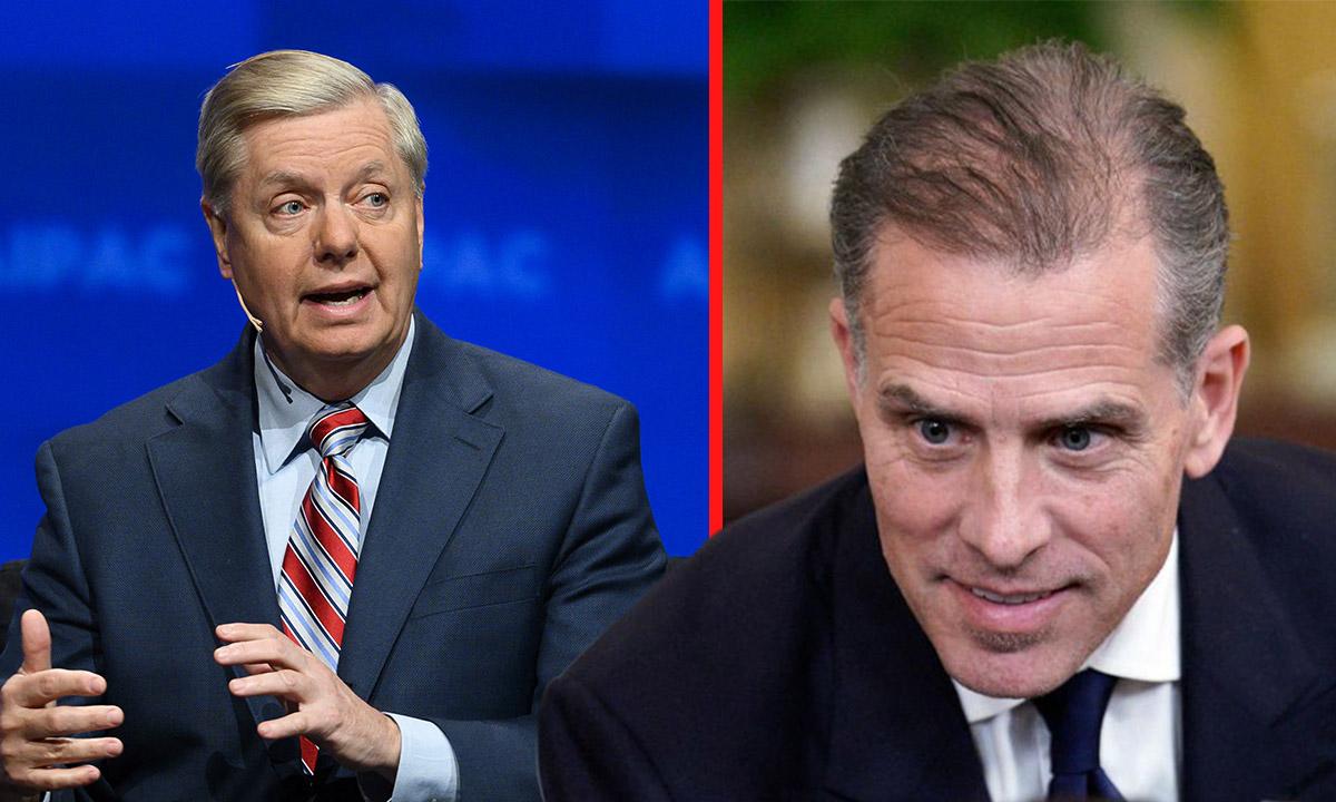 The president's son said 'everyone knew' Lindsey Graham was gay.