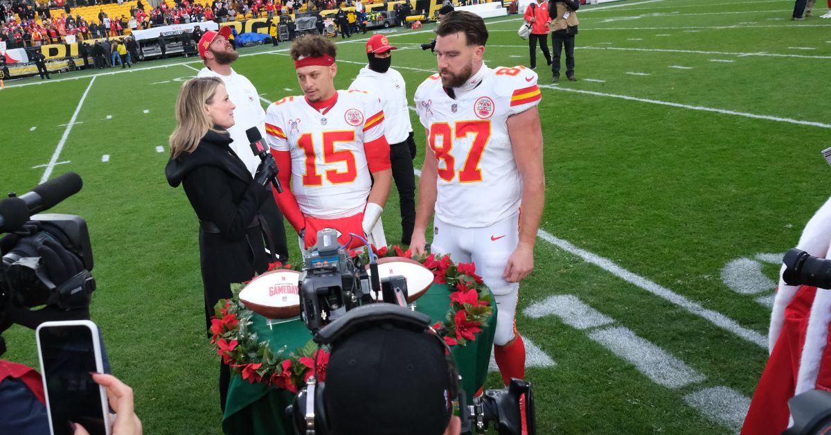 Mahomes and Kelce celebrated the quarterback's 30th birthday with the grand opening of their restaurant '1587 Prime Steakhouse.'