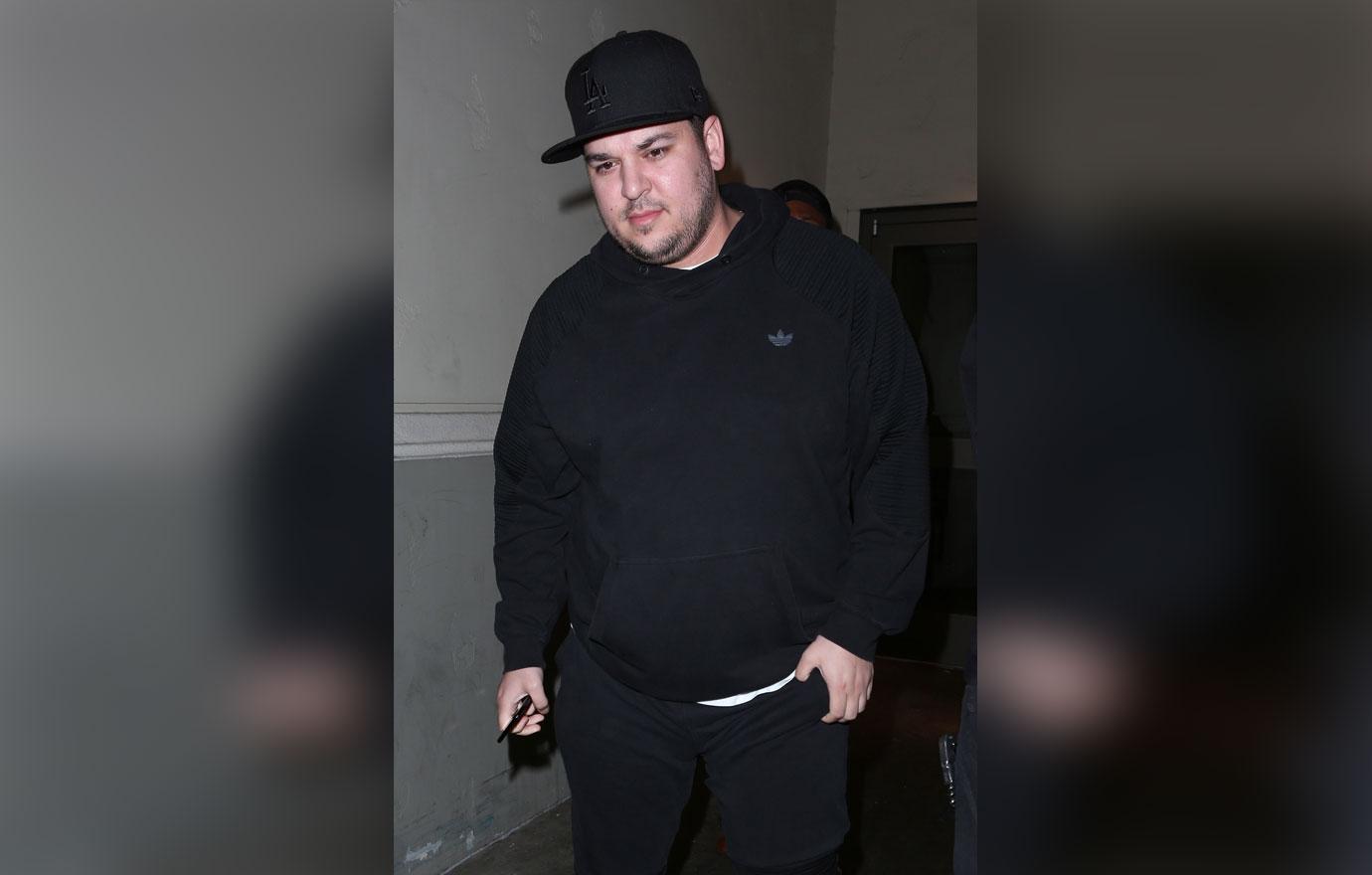 Rob Kardashian Blac Chyna Split Rock Bottom