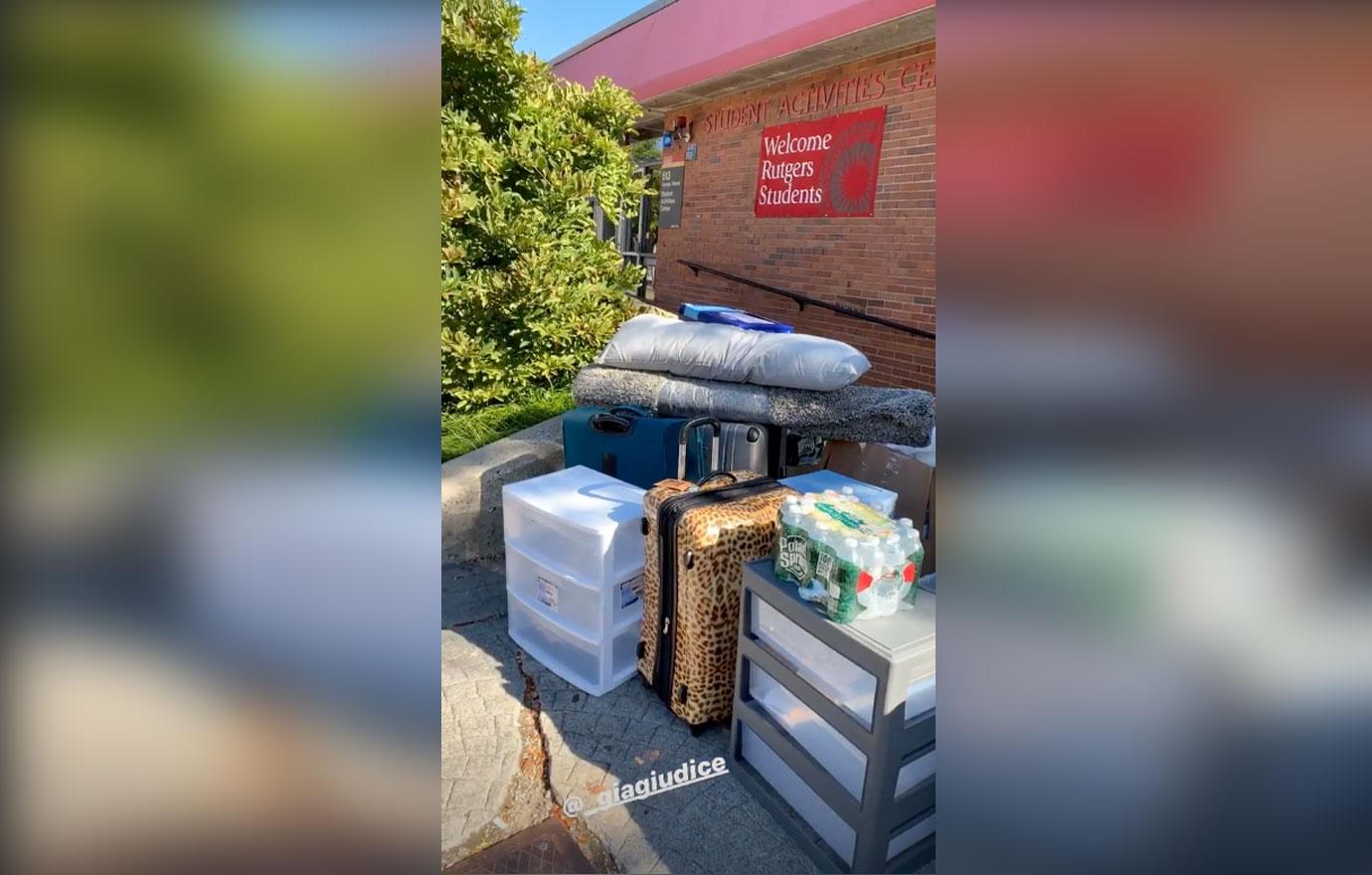 Rutgers move-in day.