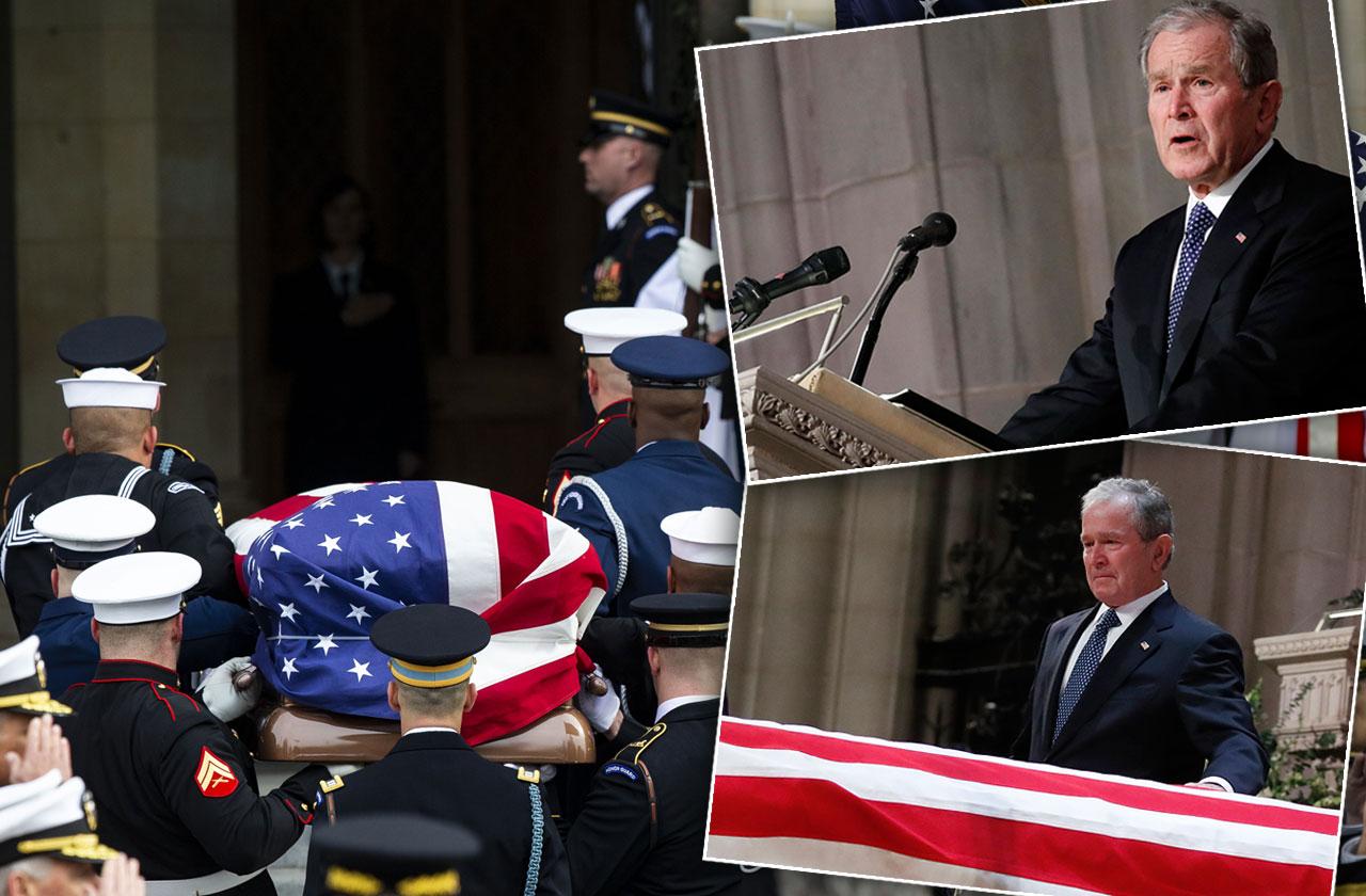 George H W Bush Funeral Service Photos