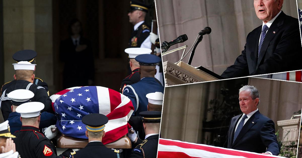 George H. W. Bush Funeral Service: See The Photos