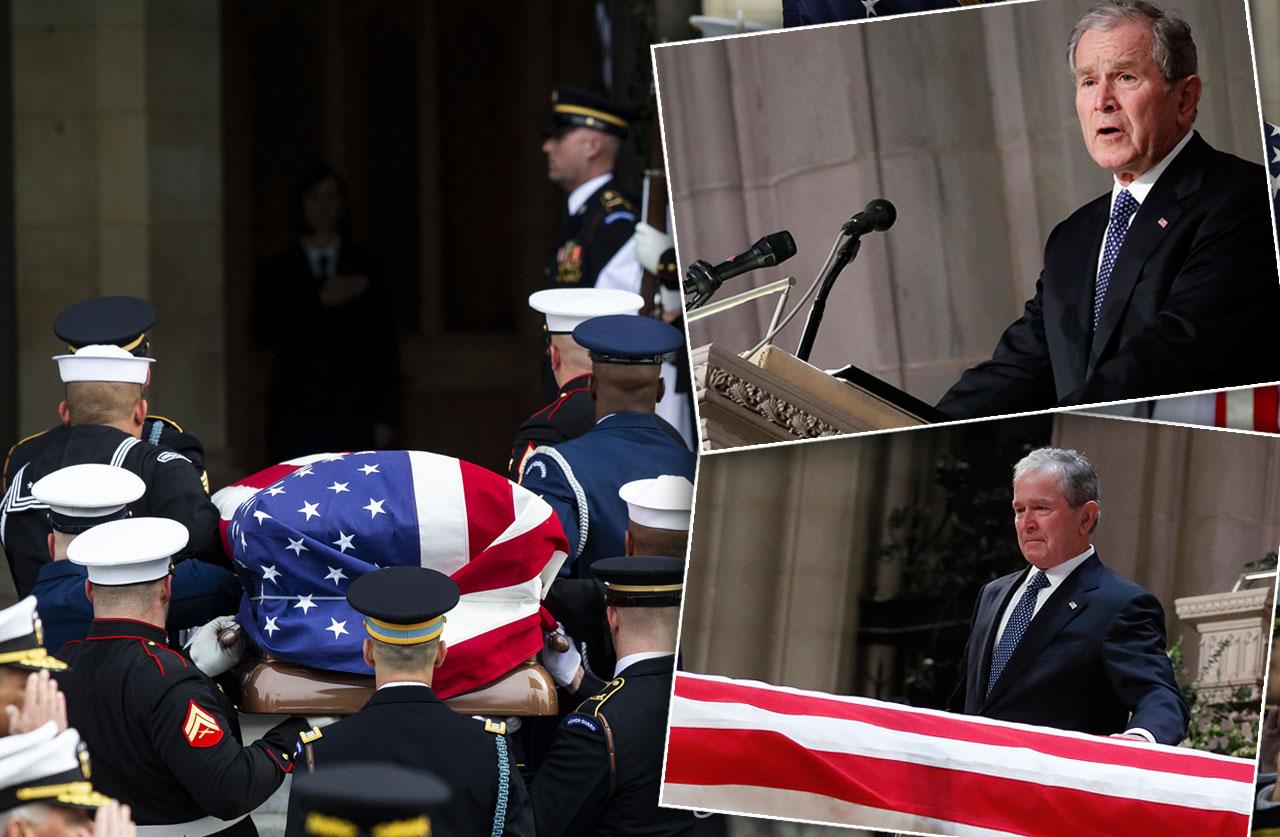 George H. W. Bush Funeral Service: See The Photos
