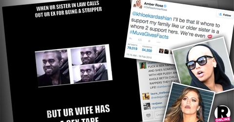 Khloe Kardashian Amber Rose Twitter Fight