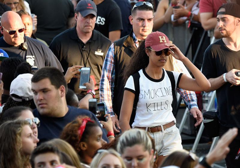 Malia Obama Partying Made In America Festival Jay Z Beyonce