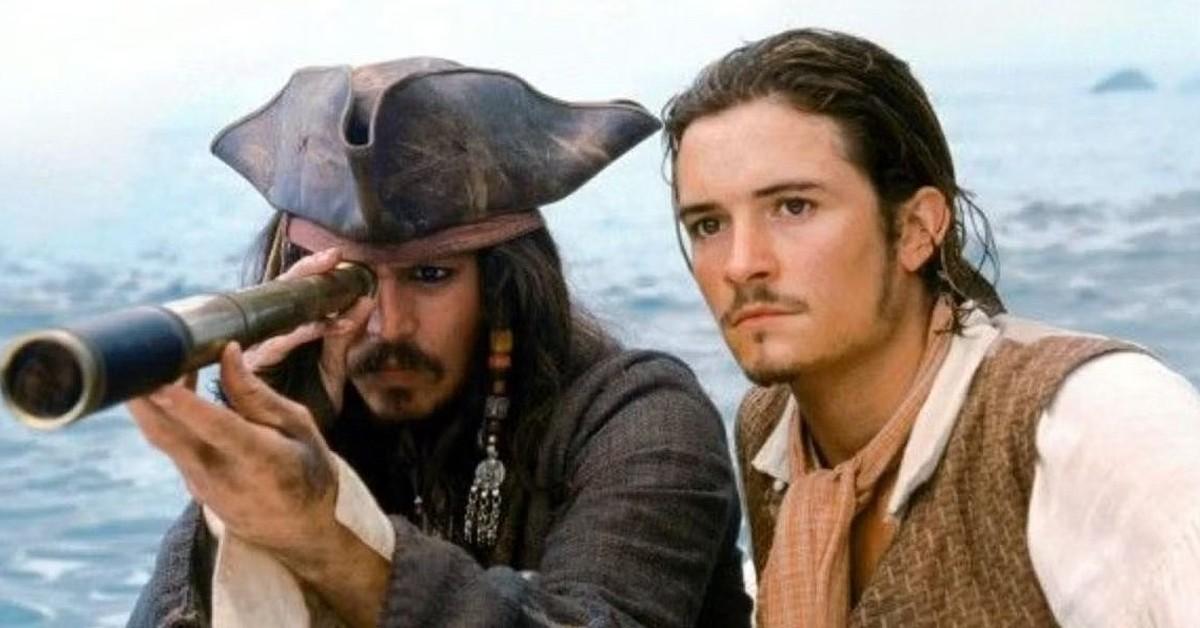 Photo of Johnny Depp and Orlando Bloom