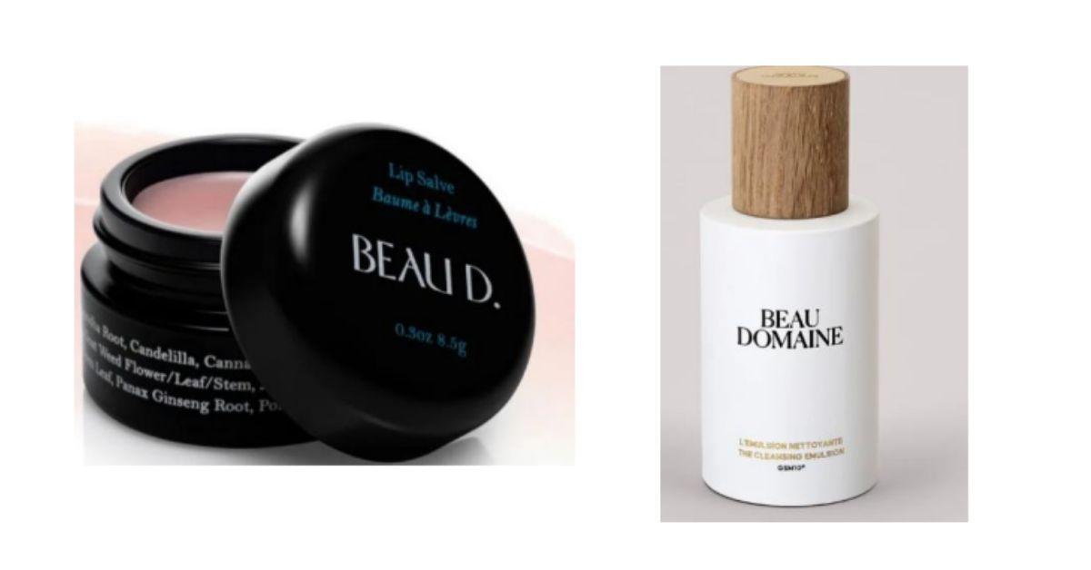 Brandon Palas says his 'Beau D.' brand name and image was copied by Pitt's 'Beau Domaine'.