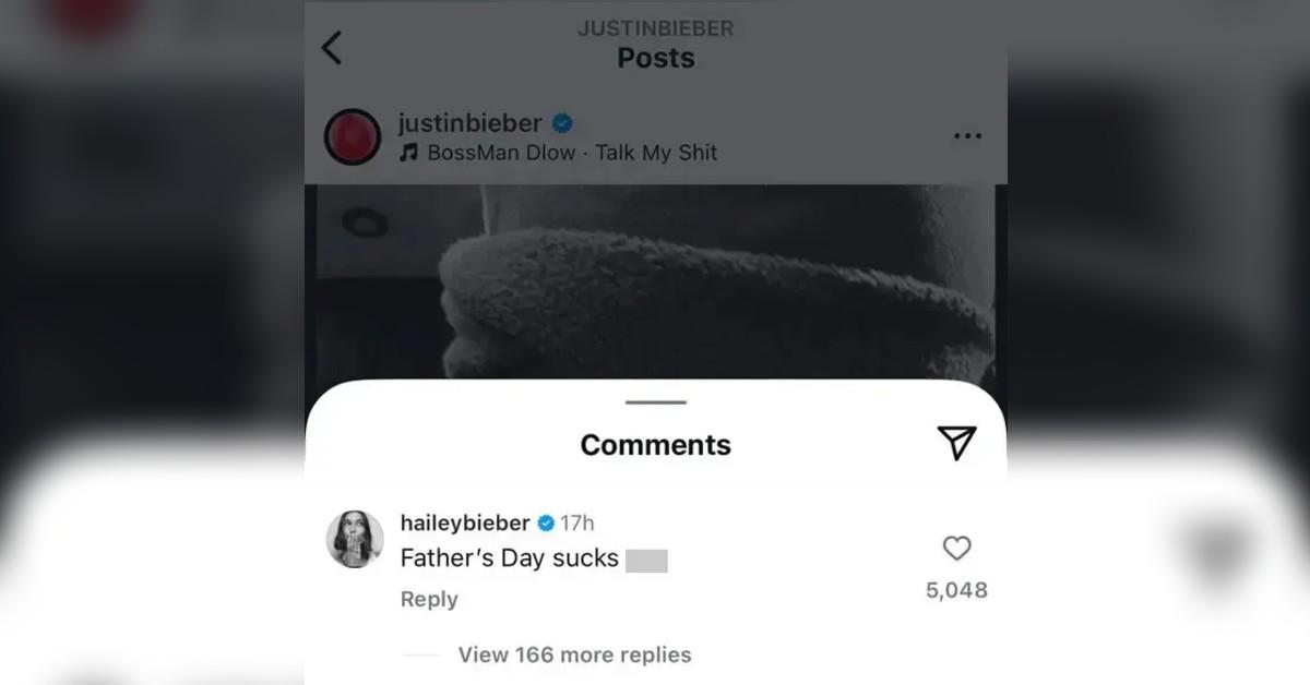 justin bieber hailey bieber post