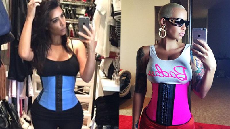 Kim Kardashian Amber Rose Feud Copycat Style