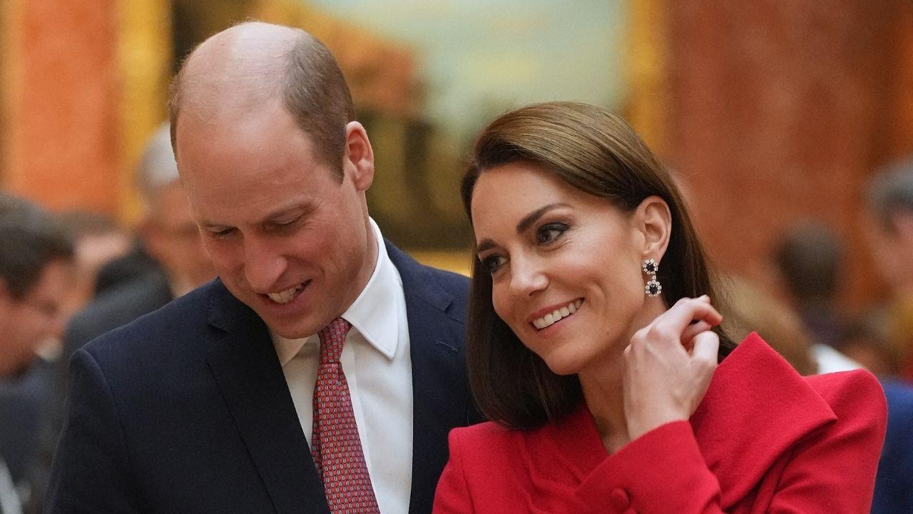 Photo of Prince William and Princess Catherine.