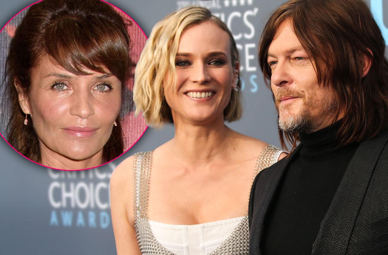 Exclusive - Diane Kruger and Norman Reedus On Set With Their Daughter -  Paris