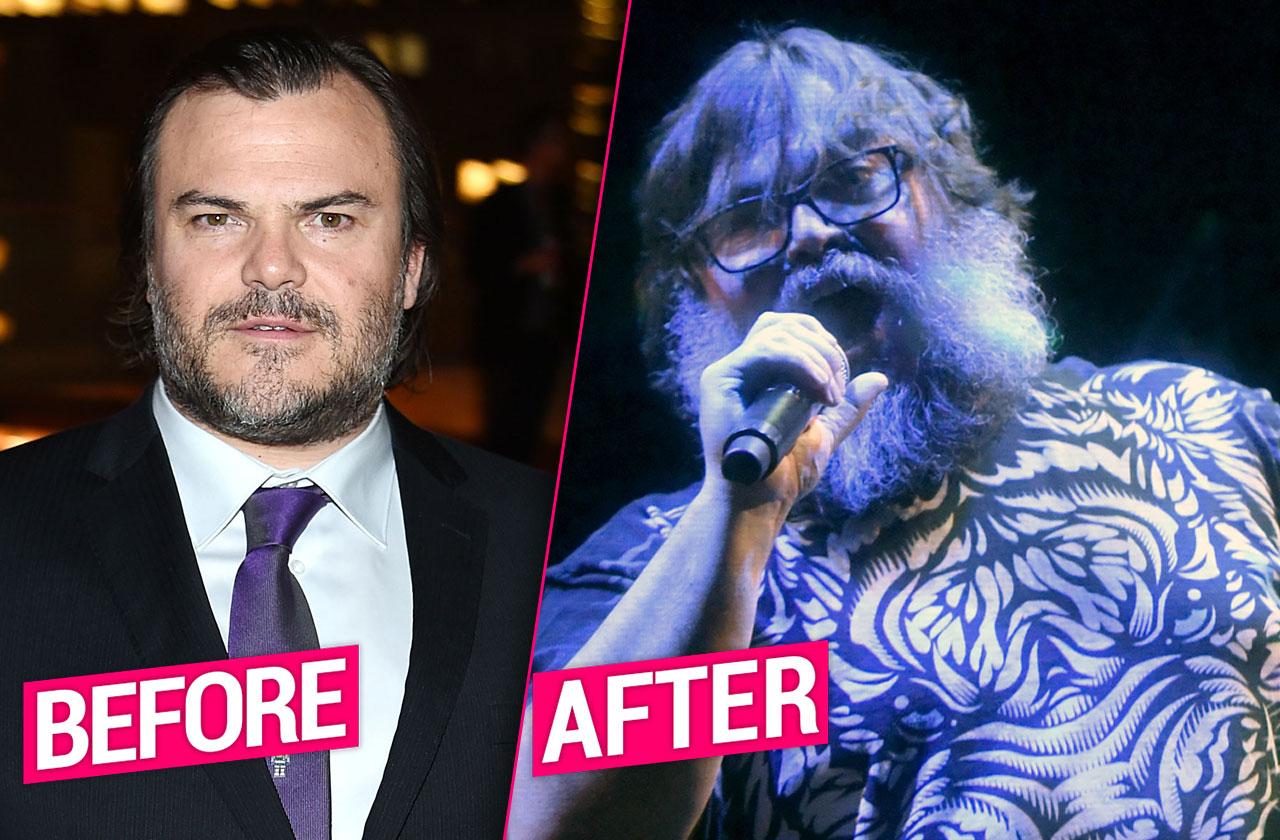Jack Black Looks Unrecognizable With Huge Beard, Weight Gain During Las