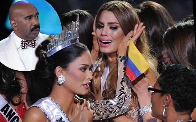 Steve Harvey Crowns The Wrong Miss Universe