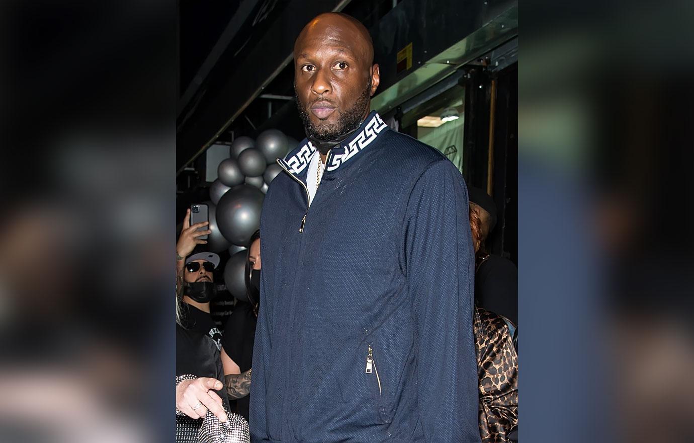 lamar odom exhaustion dehydration child support  liza morales r