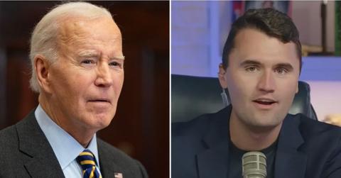 Photo of Joe Biden, Charlie Kirk