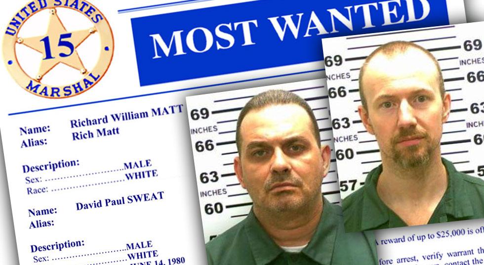 NY Prison Break 2 Escaped Convicts Now Among U.S. Marshals' 15 Most