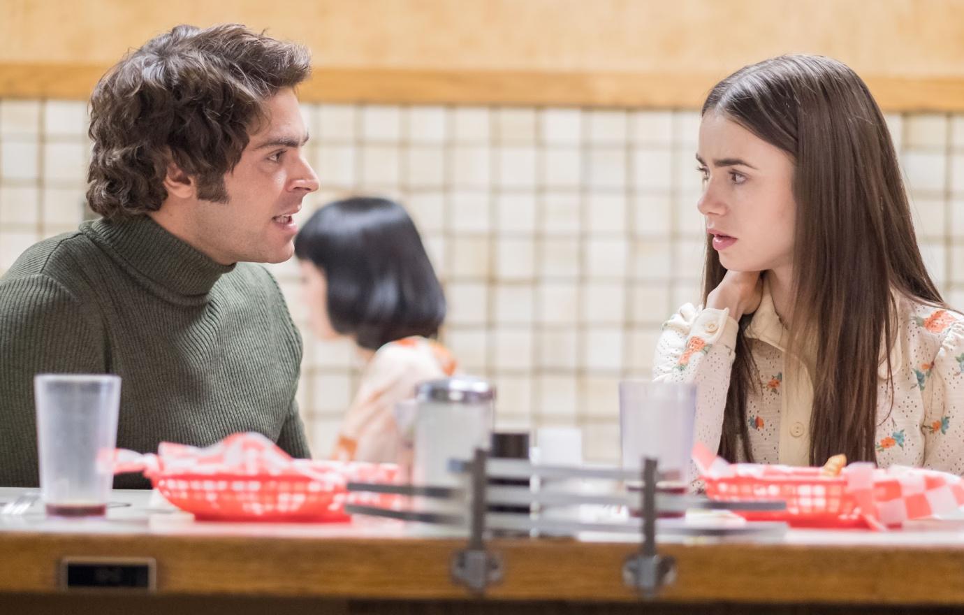 Zac Efron and Lily Collins in Ted Bundy