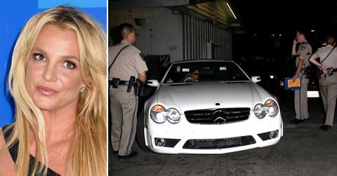 britney spears pulled over speeding ticket court main