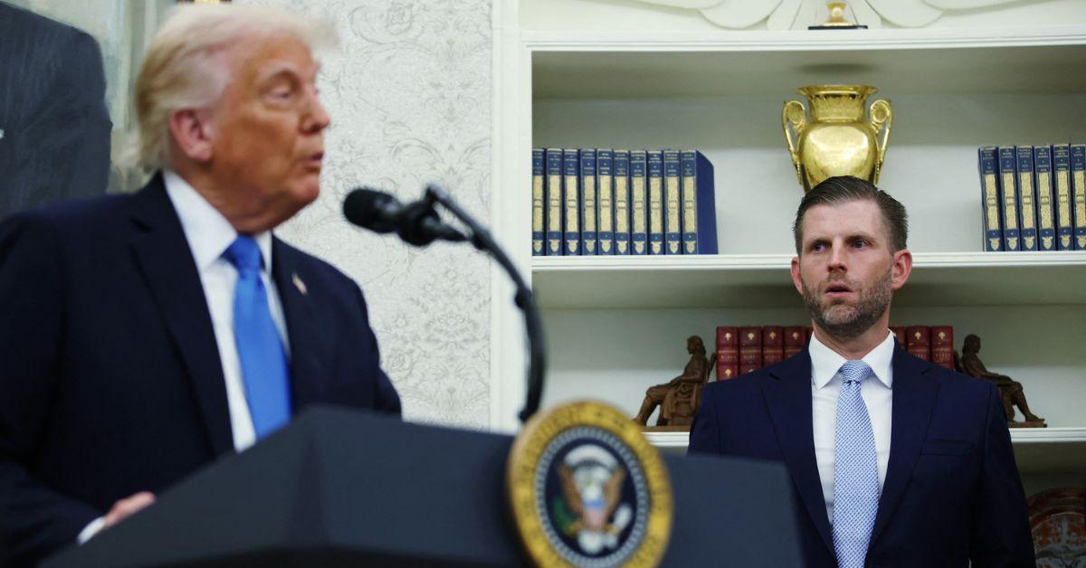 Photo of Eric Trump, Donald Trump