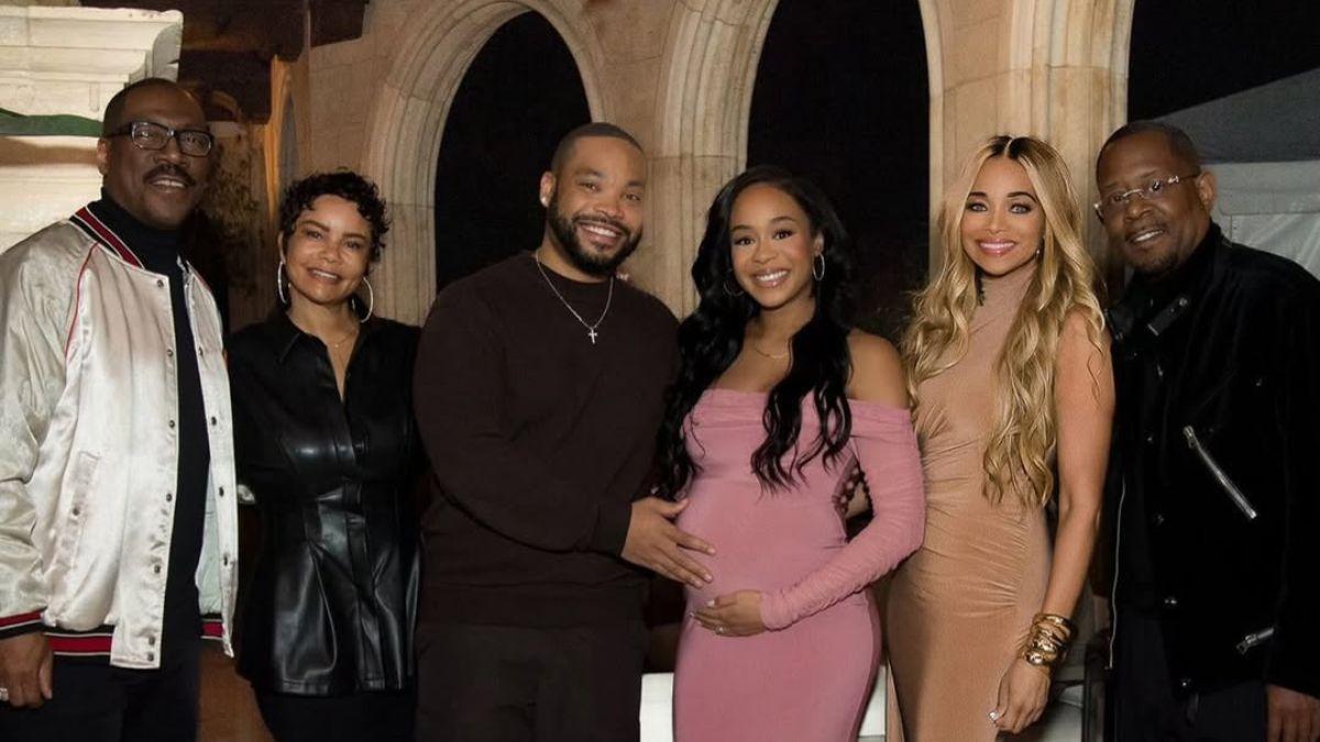 Photo of Eddie Murphy, Eric Murphy, Jasmin Lawrence and Martin Lawrence