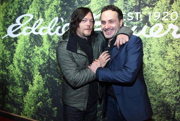 //Andrew Lincoln Nroman Reedus Eddie Bauer