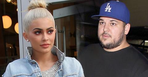 Rob Kardashian Kylie Jenner Feud Baby Shower