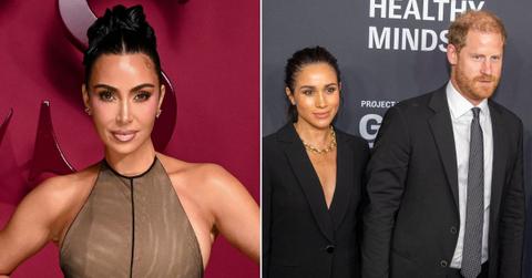 Photo of Kim Kardashian, Meghan Markle, Prince Harry