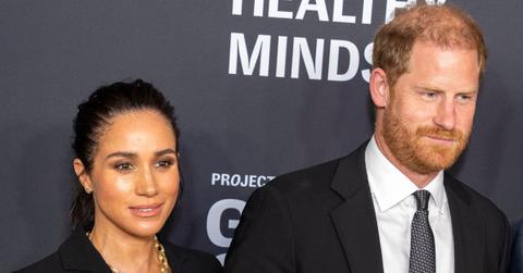 A photo of Meghan Markle and Prince Harry