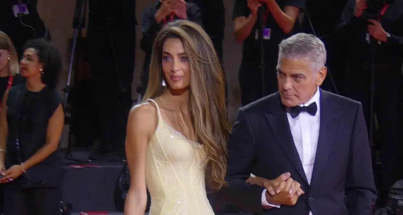 Photo of George Clooner and Amal Alamuddin
