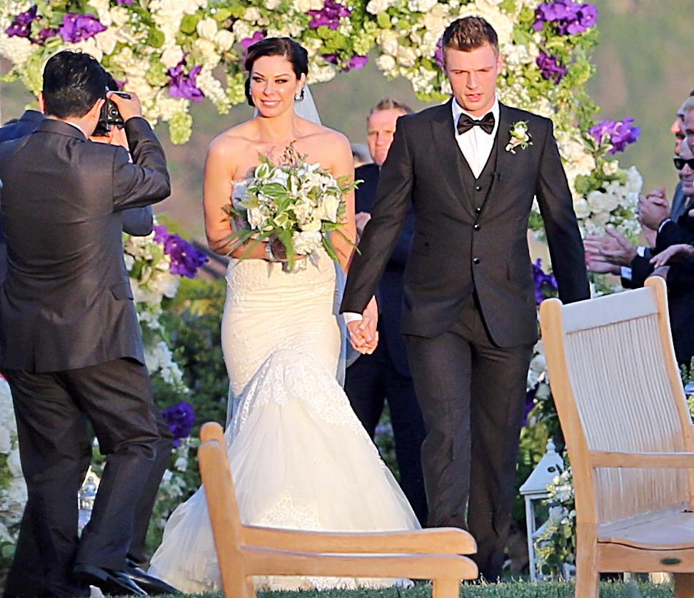 Backstreet Boy Nick Carter Marries His Fiance Lauren Kitt In Santa Barbara