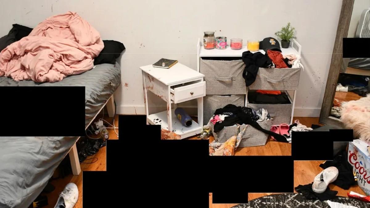 The photo release was slammed by one of the victims' family members.