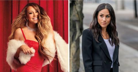 Photo of Mariah Carey and Meghan Markle