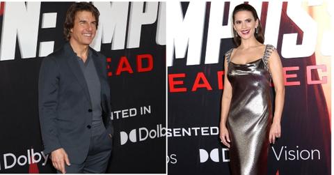 photo of Tom Cruise and Hayley Atwell