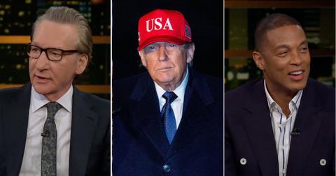 split image of Bill Maher / Donald Trump / Don Lemon